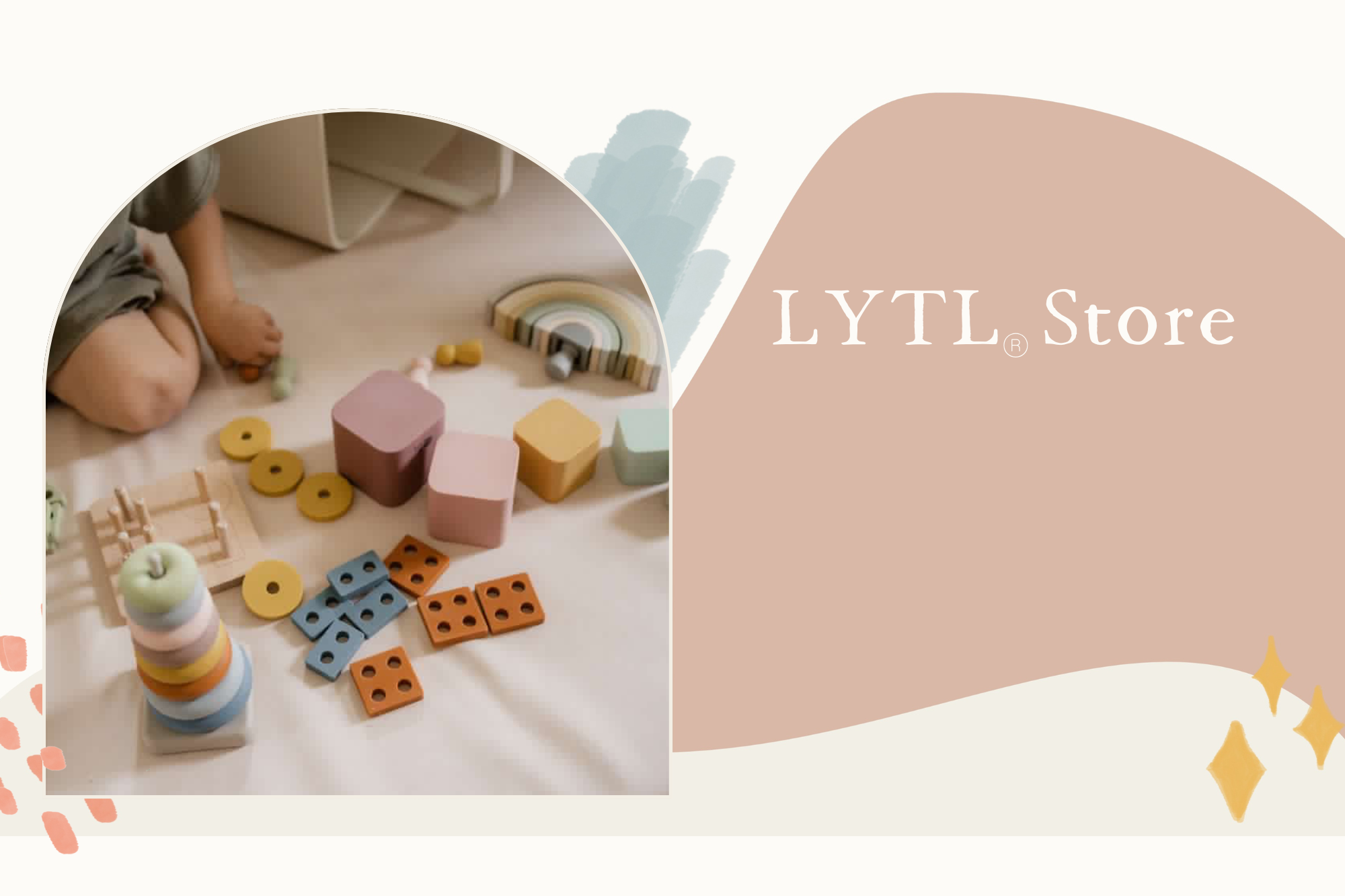 Lytl Store - Banner with brand name that show cases our toys that little children love to play with independently