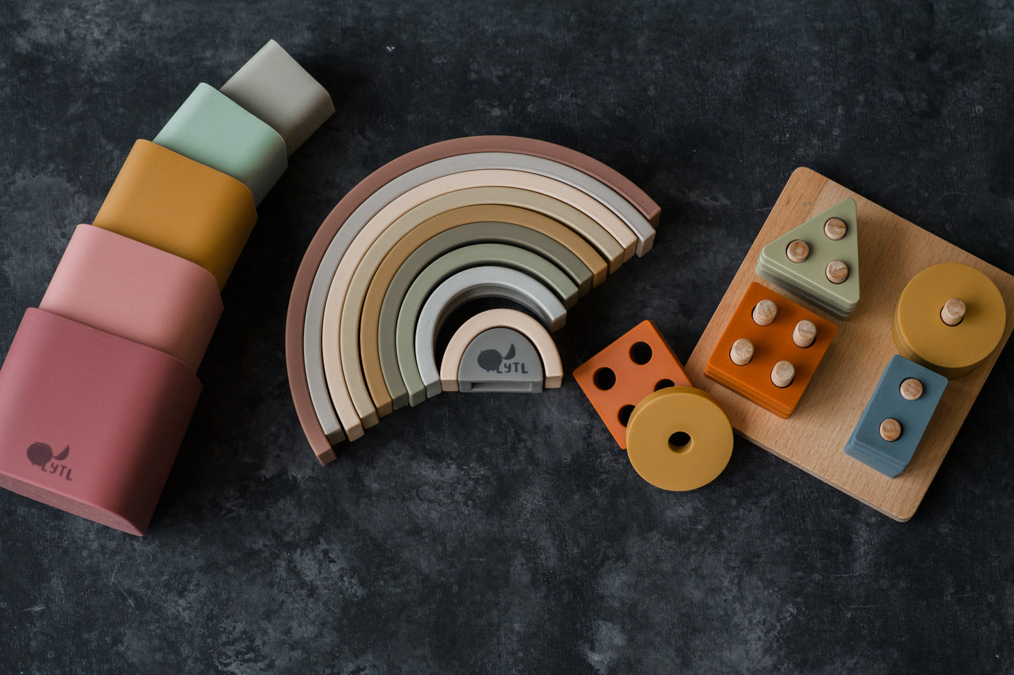 Silicone Stacking Cups – Set of 5 | LYTL®️