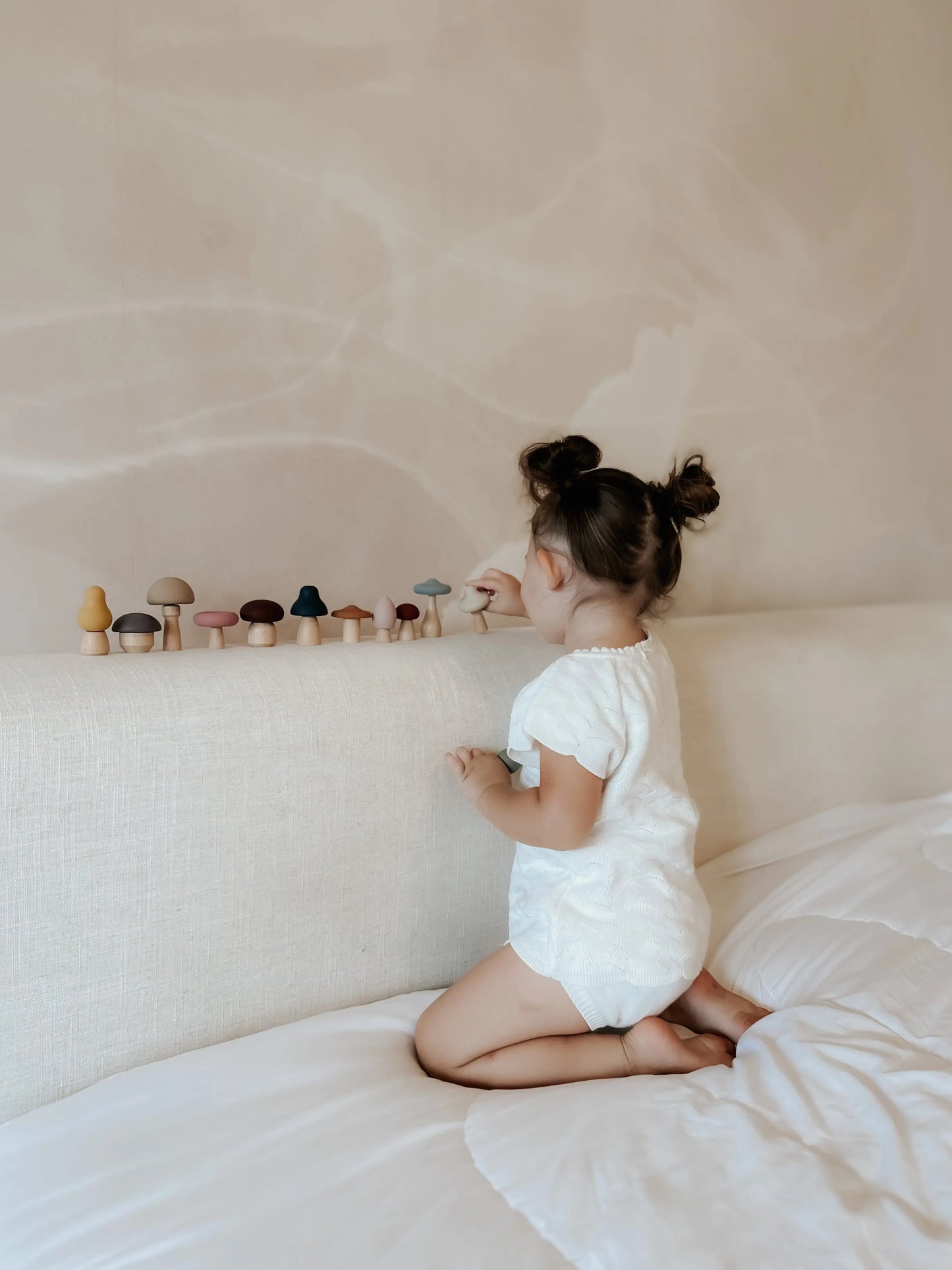 Mushroom Toy | Wood & Silicone + Imaginative + Montessori Lytl