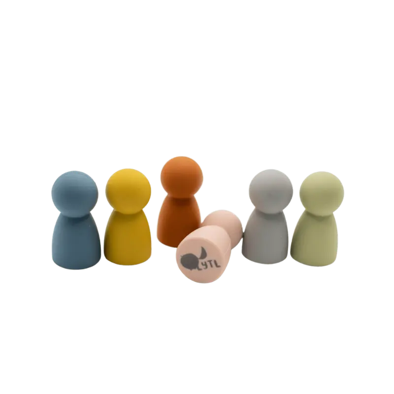 Mini Doll Toy + Silicone + Teething + Montessori - LYTL