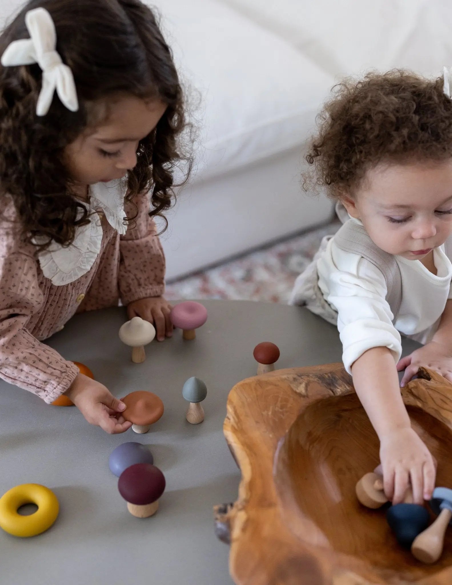 Wooden Mushroom Montessori Childrens Toy – LYTL®