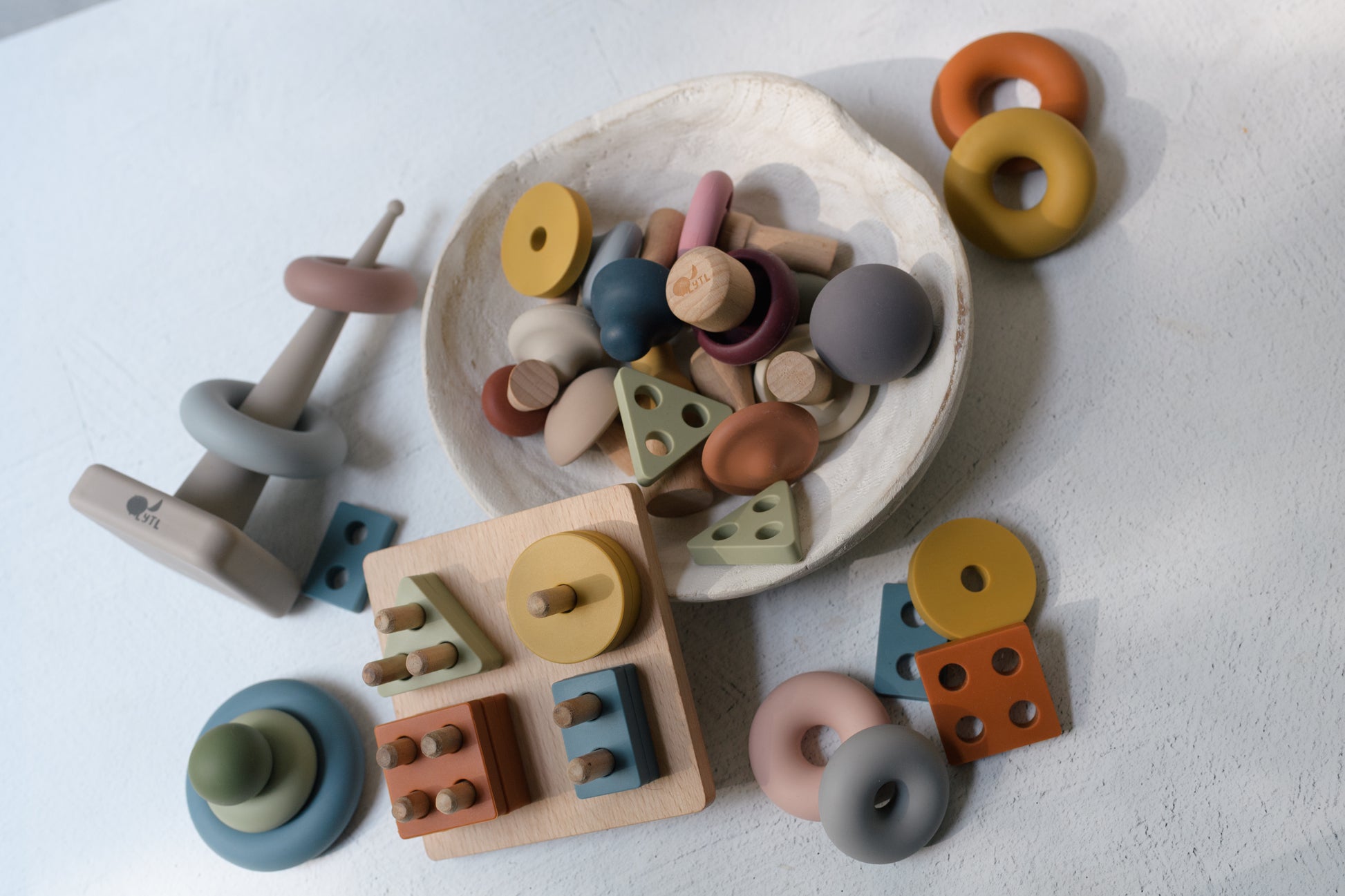 LYTL Fine Motor Play Bundle arranged for open-ended, screen-free play