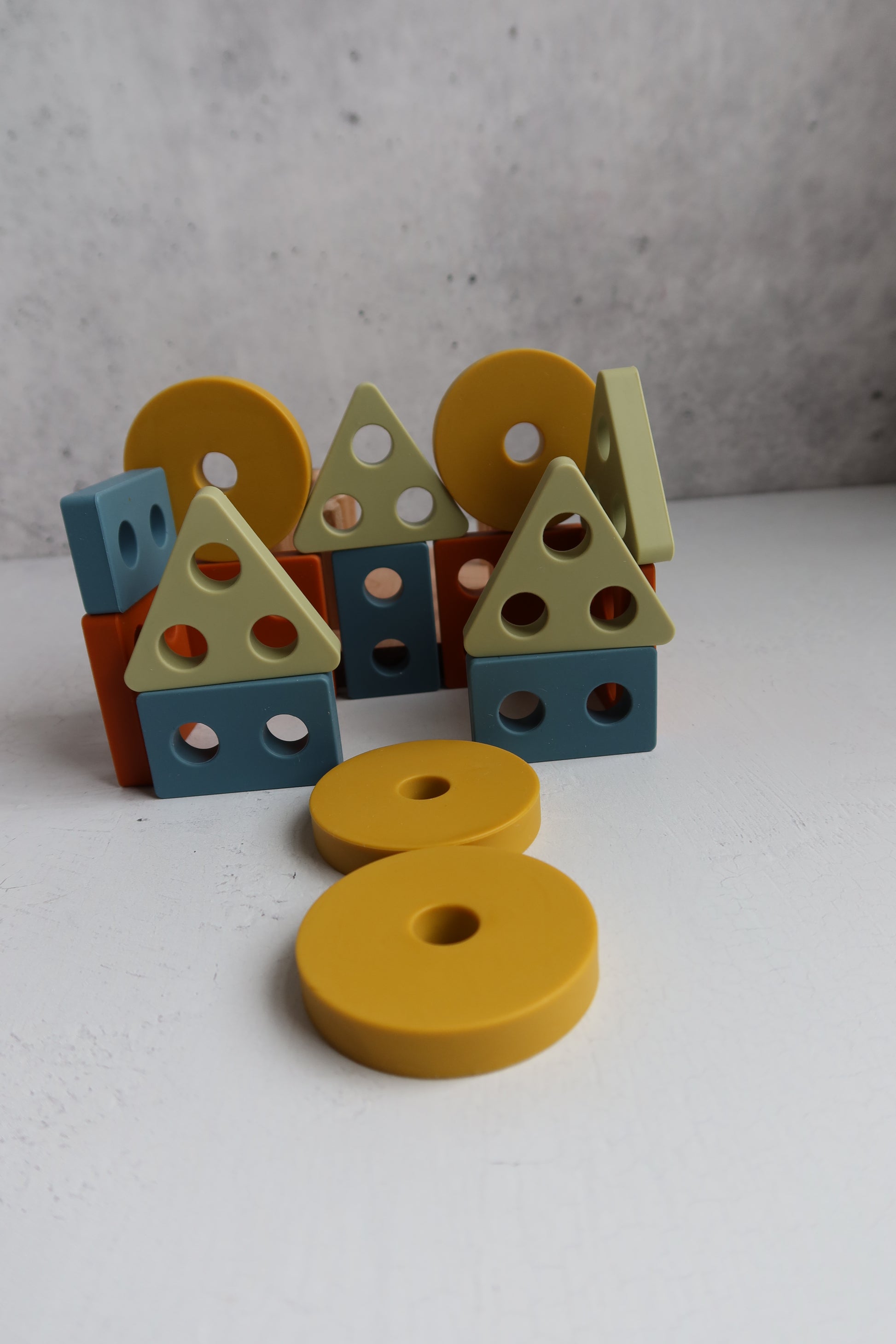 BPA-free silicone shape puzzle for toddlers – safe Montessori learning toy