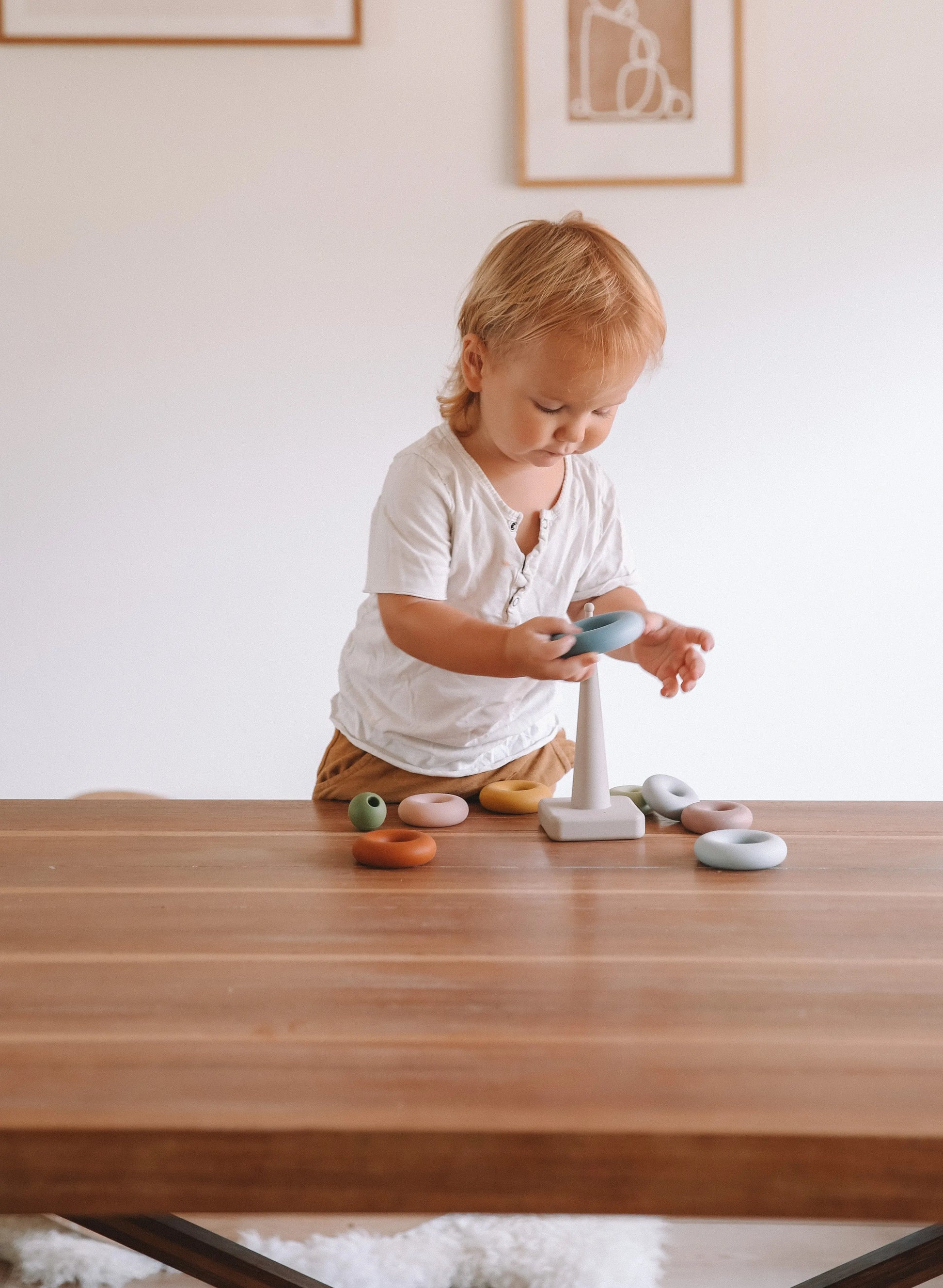 Ring Stacking Toy + Silicone + Sensory Play + Sorting & Montessori | LYTL®️ Lytl